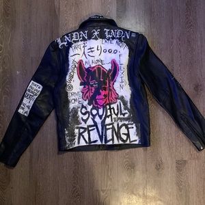 Custom Cow Leather jacket